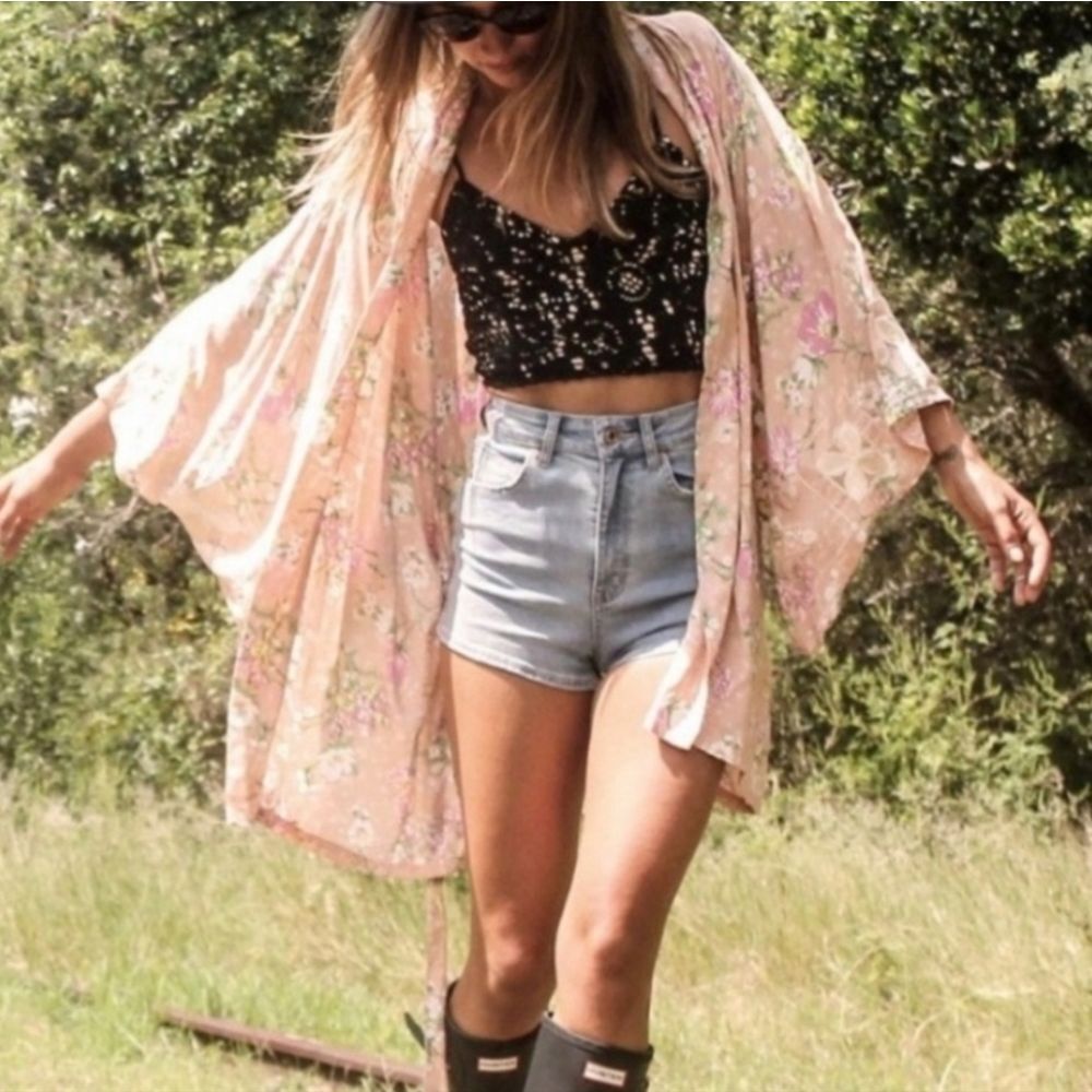 Spell Sundancer Short Robe O/s